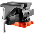 Bench Vice 203mm Ductile Iron Swivel Locking Base Heavy Duty