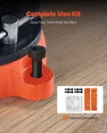 Bench Vice 203mm Ductile Iron Swivel Locking Base Heavy Duty