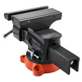 Bench Vice 203mm Ductile Iron Swivel Locking Base Heavy Duty