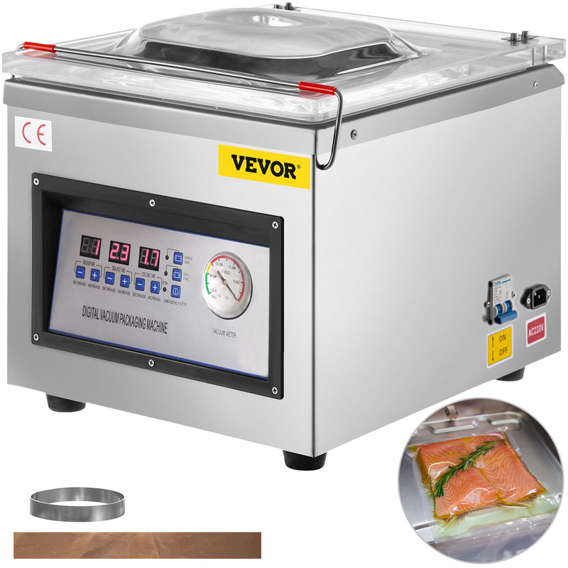 DZ-260C Digital Vacuum Sealer 220V Food Sealing Machine