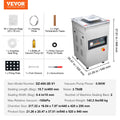 Automatic Vacuum Sealer Extra Deep Food Packing Machine 220V