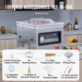 DZ-400/2F Vacuum Sealer Machine 220V Food Sealing Packing