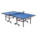 Ping Pong Table Foldable 18mm MDF Indoor Portable with Net Wheels