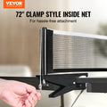 Ping Pong Table Foldable 18mm MDF Indoor Portable with Net Wheels