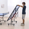 Ping Pong Table Foldable 18mm MDF Indoor Portable with Net Wheels