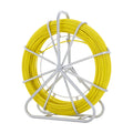 Fish Tape 150m 7.9mm Fiberglass Duct Rodder Cable Puller Steel Reel