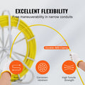 Fish Tape 182.88m 7.9mm Fiberglass Duct Rodder Wire Puller Cable