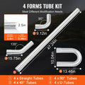 DIY Exhaust Kit 16 Piece Slip-Fit Pipe Universal Muffler