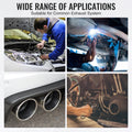 DIY Exhaust Kit 16 Piece Slip-Fit Pipe Universal Muffler
