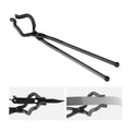 Blacksmith Tongs 463mm Z V-Bit Carbon Steel Forge A3 Rivets