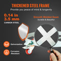 2PC 250L Drum Dolly 454kg Load Capacity Steel Frame Swivel Casters