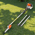 43CC Gas Pole Saw 25.4cm Bar 2.1-3.6m Extendable Tree Trimmer