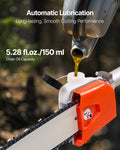 33CC Gas Pole Saw 2 Stroke 20.3cm Bar 850ml Tank 2.08-3.58m