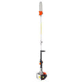 33CC Gas Pole Saw 2 Stroke 20.3cm Bar 850ml Tank 2.08-3.58m