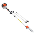 33CC Gas Pole Saw 2 Stroke 20.3cm Bar 850ml Tank 2.08-3.58m