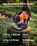 25cc Gas Pole Saw 30.5cm Bar 2.12-3.62m Extendable Chainsaw