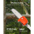 Gas Pole Saw, 33CC 2 Stroke Gas Powered Pole Saws with 20.3 cm Cutting Bar, Cordless Tree Trimmer with 850ml Fuel Tank, 2 to 3.5 m Extendable, Powerful Chainsaw for Tree Trimming Pruning