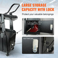 Welding Cart 2-Tier Heavy Duty 265LBS Tank Storage Cabinet Lockable