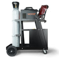 Welder Cart 2-Tier 4 Drawer 265kg Capacity Swivel Wheels Tank Storage