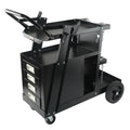 Welder Cart 2-Tier 4 Drawer 265kg Capacity Swivel Wheels Tank Storage