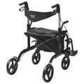 2in1 Rollator Walker Transport Chair Lightweight Aluminum 136kg