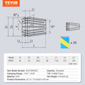 ER32 Collet Set 25pc 1/16