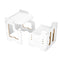 Montessori Weaning Table Chair Set 3in1 Adjustable White