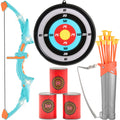 Kids Bow Arrow Set LED Light Up 10 Arrows Outdoor Archery