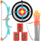 Kids Bow Arrow Set LED Light Up 10 Arrows Outdoor Archery