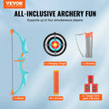 Kids Bow Arrow Set LED Light Up 10 Arrows Outdoor Archery
