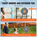 Kids Bow Arrow Set LED Light Up 10 Arrows Outdoor Archery