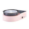 Mini Pottery Wheel 158mm Electric Clay Wheel Adjustable Speed Pink