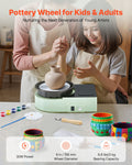 Mini Pottery Wheel 158mm Electric Clay Wheel Adjustable Speed
