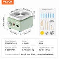 Mini Pottery Wheel 320RPM Electric Ceramic Machine 18pcs Accessories