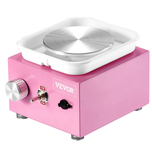 Giselle Mini Electric Pottery Wheel 0-320RPM Ceramic Pink