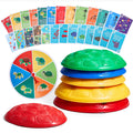 Stepping Stones Balance Toy 6 Piece Sensory Obstacle Course Indoor Outdoor