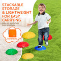 Stepping Stones Balance Toy 6 Piece Sensory Obstacle Course Indoor Outdoor