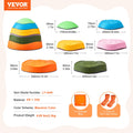 Kids Balance Stepping Stones Sensory Obstacle 6pc Indoor Outdoor