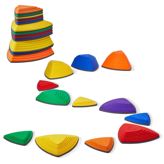 Balance Stepping Stones 12 Pcs Sensory Toy Outdoor Indoor Kids