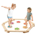 Balance Beam Stepping Stones Gymnastics Training Kids 6 PCS