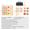 Kids Balance Beam Stepping Stones Gym Obstacle Children Balance Board 6PCS