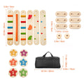 Kids Balance Beam Stepping Stones Gym Obstacle Children Balance Board 6PCS