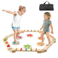 Kids Balance Beam Stepping Stones Gym Obstacle Children Balance Board 6PCS