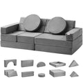 Nugget Couch 15pc Modular Kids Foam Sofa High-density 25D Sponge