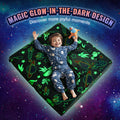 Modular Kids Play Couch 4Pcs DIY Glow in the Dark Toddler Chair Grey