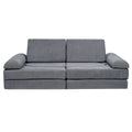 Modular Kids Play Couch 10Pcs DIY Sectional Sofa Grey