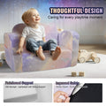 Foldable Baby Chair 2-in-1 Lounger Glow in Dark Kids Sofa