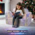 Foldable Baby Chair 2-in-1 Lounger Glow in Dark Kids Sofa