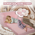 Baby Chair 2-in-1 Lounger Foldable Kids Sofa Pink
