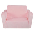 Baby Chair 2-in-1 Lounger Foldable Kids Sofa Pink